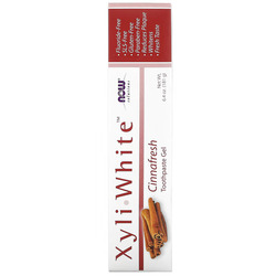 Xyli White Cinnafresh Toothpaste Gel, Reduces Plaque, Whitens Teeth, Free from Fluoride, Gluten, SLS & Paraben, For Long Lasting Fresh Taste & Breath - 181 g