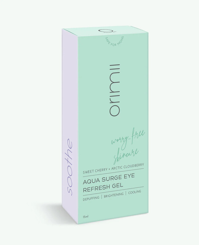 Orimii Aqua Surge Eye Refresh Gel Brightens Under Eye Area Cooling Formula that Reduces Puffinessfor Fighting Dark CirclesSweet Cherry and Arctic Cloud Berry15ml