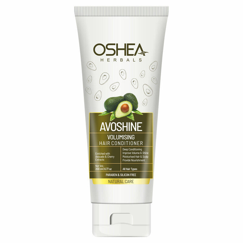 

Oshea Herbals Avoshine Hair Conditioner - Improve Volume & Shine - Scalp Provide Nourishment - With Avocado & Cherry Extract - For All Hair Type - 200