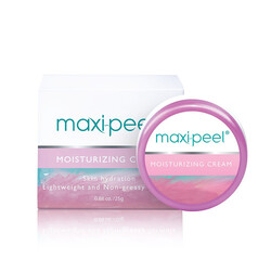 Maxipeel Moisturizing Cream - Skin Hydration - Lightweight and Non-Greasy Formula - For Night Use - 25g