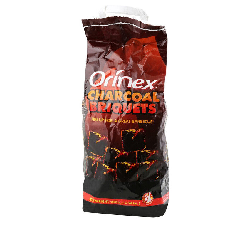 

Orinex Natural Charcoal Briquettes - Perfect for Outdoor Grilling or Barbecuing - 4.54 kg, 10 lbs