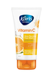 Karis Naturals Vitamin C Glow Reviving Face Wash - Clears Dead Skin Layers to Reveal Bright & Glowing SKin - Enriched with Super Antioxidants - 150 ml
