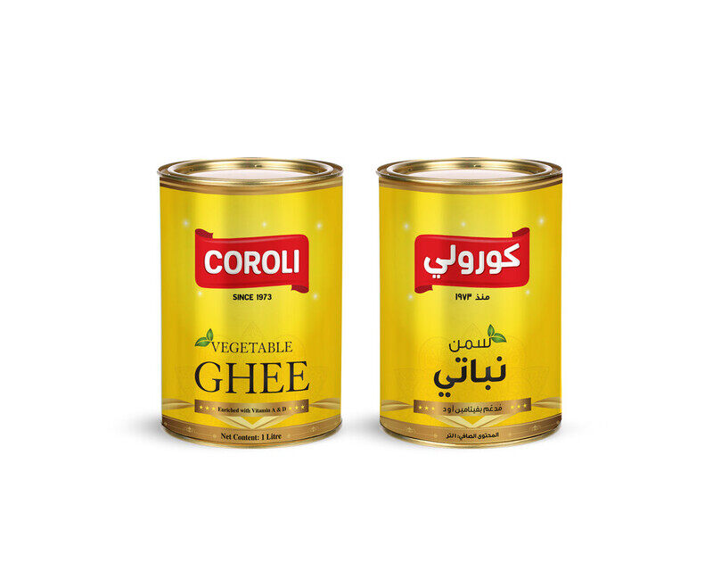 

Coroli Vegetable Ghee - Enriched with Vitamin A & D - Healthy Cooking Oil - Halal Certified - 1 ltr