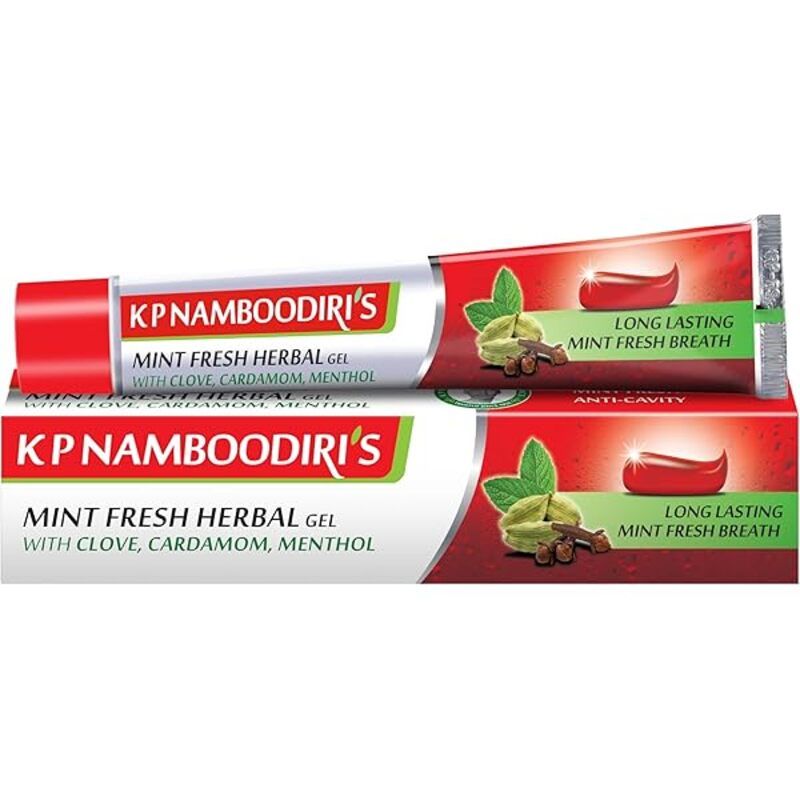 

K P Namboodiri's KPN Mind Herbal Tooth Paste - Natural Ingredients - Long-lasting Fresh Breath - 80 g