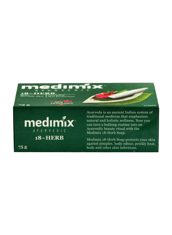 Medimix 18 Herbal Soap Classic Soap, 4 x 75gm