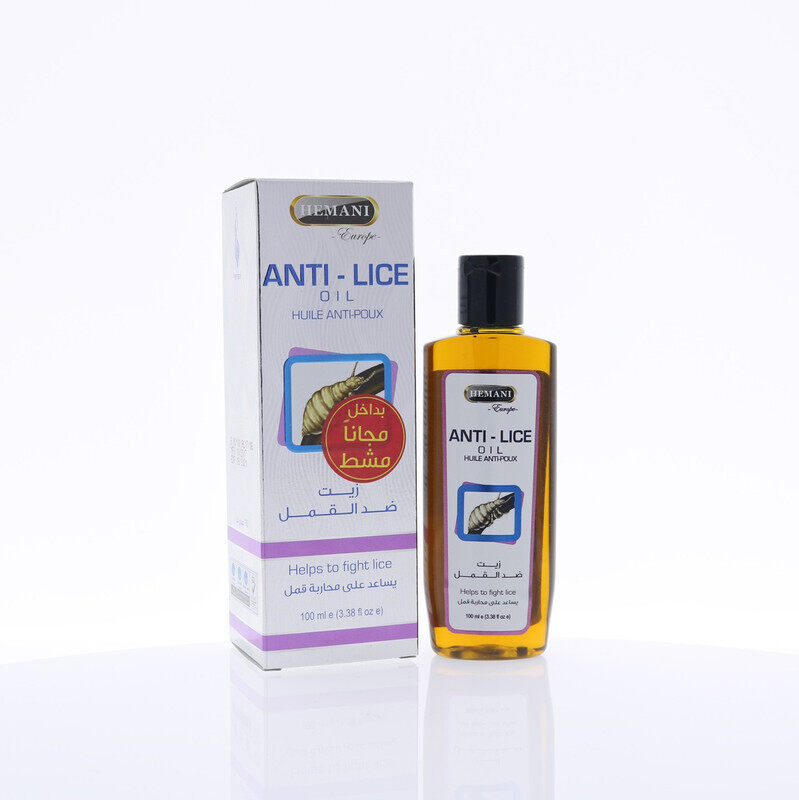 

Hemani Anti Lice Hair Oil 100ml Gives A Moisturizing and Soothing Effect Increasing The Smoothness of The Scalp Recommended for School Going KidsStore