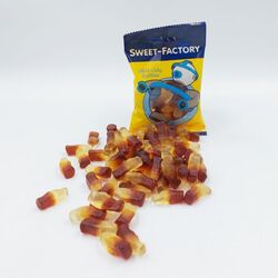 Sweet Factory Mini Cola Bottles  - Chewy Texture - Smooth & Silky Pieces -  Classic Cola Flavor - 40 gm