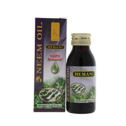 Hemani Herbal Oil 60ml Neem Useful Against Diabetes High Blood Pressure Cholesterol Hangover Helpful for Removing Dandruff and Head Lice