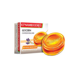 K P Namboodiri's Glycerin Clear Bathing Bar Relaxing Aroma Bath With Lavender & Chamomile Oils - 75 gms