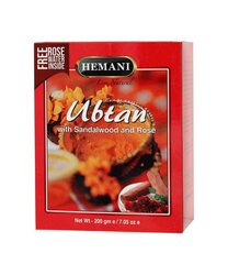 Hemani Ubtan With Sandalwood And Rose Free Rose Water Inside - With Traditional Herbal Blend - Support Skin's Radiance - Promote a Healthy Glow - 200 grams