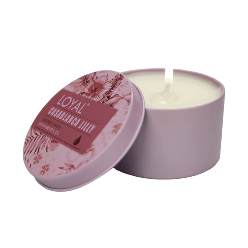 

Loyal Casablanca Lilly Scented Candle with Essential Oil 150 g