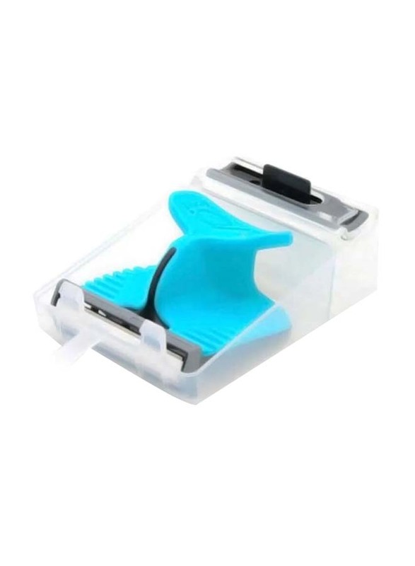 EvoShave Shave by Touch Razor Blade, Aqua Blue