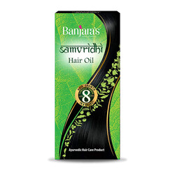 Banjara's Samvridhi Hair Oil - Promotes Growth, Increases Scalp Circulation & Conditions Hair from First Use - Fights Hair Fall, Hair Breakage, Dandruff, Premature Greying & Dryness- 125 ml