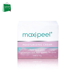 Maxipeel Moisturizing Cream - Skin Hydration - Lightweight and Non-Greasy Formula - For Night Use - 25g