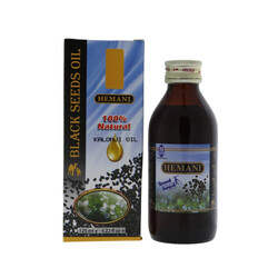 Hemani Black Seed Oil 125ML Nutritional Supplement for Allergies Inflammation Can Be Topically Applied and Taken Orally