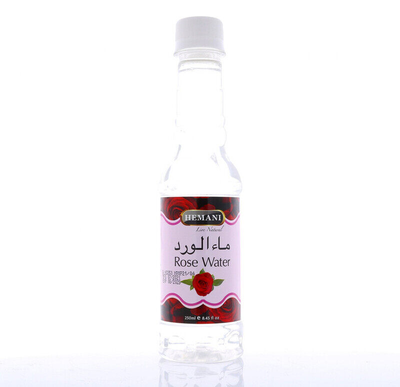 

Hemani Rose Water 250mL Hydrates and Soothes Skin Store in A Cool & Dry Place Plastic Bottle