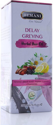 Hemani Delay Greying Herbal Hair Oil  - Protect and Nourishes the Hair - 200 ml