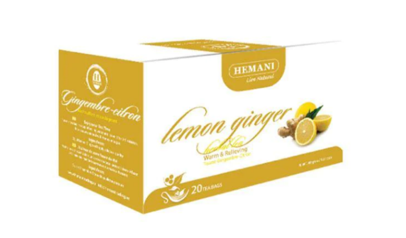 

Hemani Lemon and Ginger Herbal Tea 100% Warm & Relieving Weight Loss Tea Prevents Indigestion 20 Tea Bags - 40gms