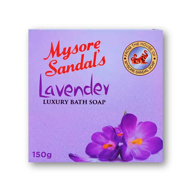 Mysore Sandal's Lavender Luxury Bath Soap - Keeps the Skin Smooth & Pimples Free - Keeps the Skin Glowing, Soft & Blemish Free - 150 gms