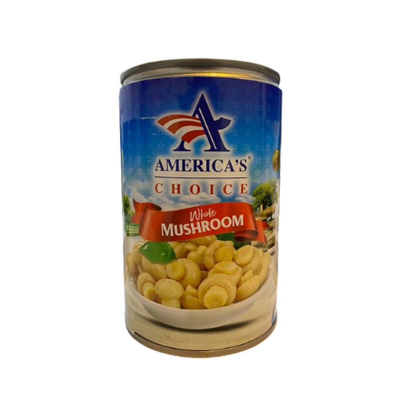 

America's Choice Whole Mushroom - Premium Quality - Convenient Packaging: - 400 g