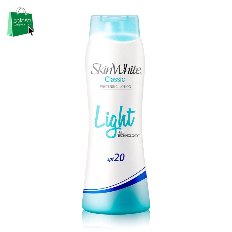 

Skin White Whitening Lotion Classic SPF 20 - Light Feel Technology - For Lighter, Softer and Healthier Skin - Easily Absorbed By The Skin - With Cooli