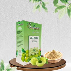 Sanjeevani Natural Amla Powder - 100% Pure Indian Gooseberry for Hair Growth - Rich in Vitamin C - 200g