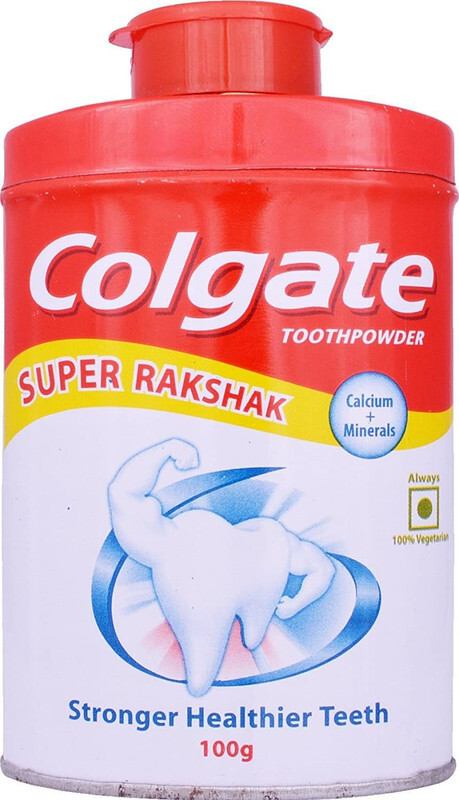 Colgate Tooth Powder - Super Rakshak - For Stronger & Healthier Teeth - Enriched with Calcium & Minerals - 100 g