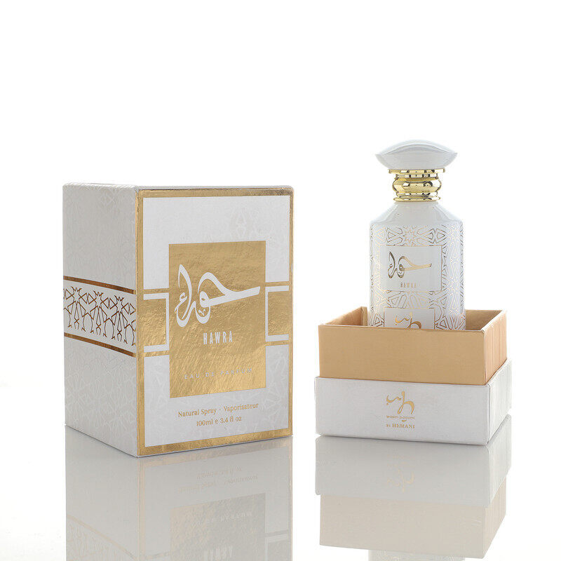 

Hemani-WB - Hawra - Incense, Jasmine, Patchouli- Perfect For Any Time Of The Day.- For Men & Women- 100 ml