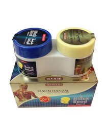 Hemani Dahn Hanzal Natural Massage Ointment 2 in 1 - For a Calming Massage Experience - With Herbal Formula - 2x15 ml