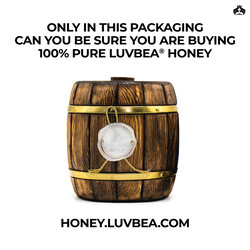 Luvbea Natural Siberian Linden Honey with High Antibacterial and Antimicrobial Activity Restorative, Emollient, Soothing Prevent and Treatment of Colds 450 grams