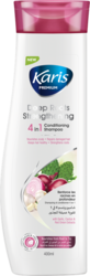 Karis Premium Deep Roots Strengthening 4 in 1 Conditioning Shampoo - Nourishes Scalp & Repairs Damaged Hair - Keeps Hair Healthy - With Garlic, Cactus & Red Onion Extracts - 400ml