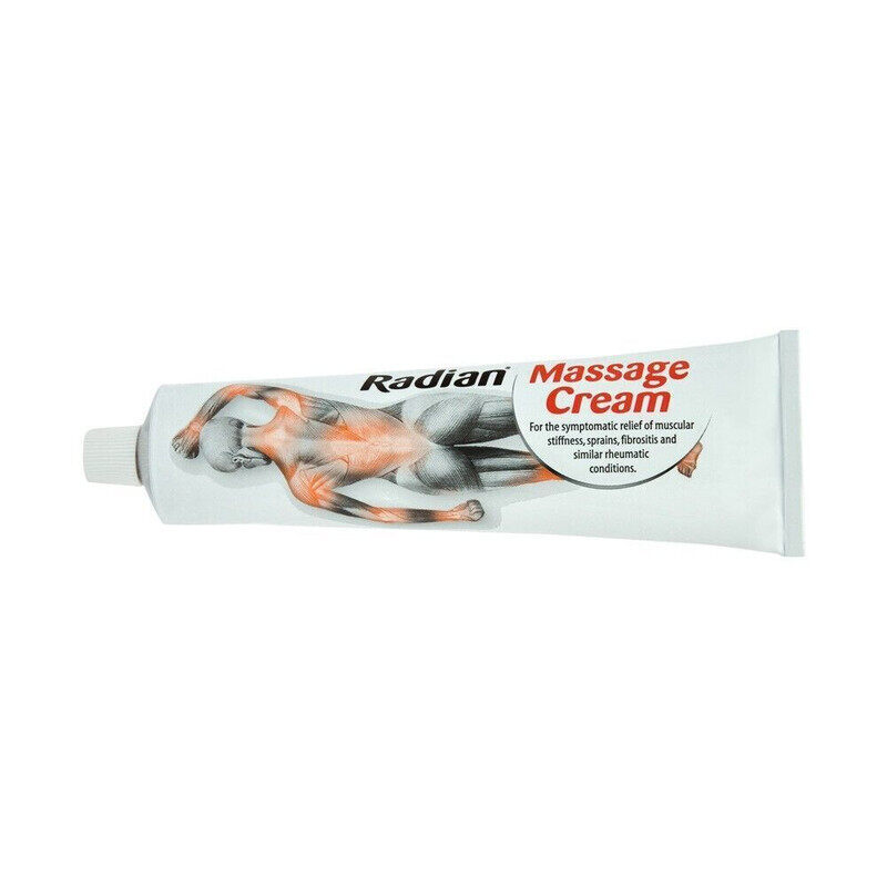 

Radian Massage Cream For Relief of Muscular Stiffness, Sprains, Fibrostis and Similar Rheumatic Conditions - 100 g