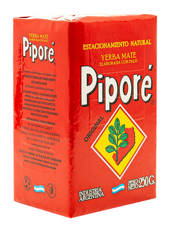 Pipore Yerba Mate Original Hot and Cold Tea, 250g