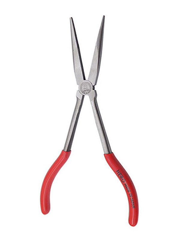 Hero Long Reach Nose Plier Straight, Multicolour