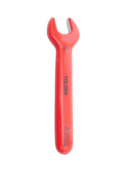 Tolsen 14mm Dipped Insulated Open End Wrench, Red