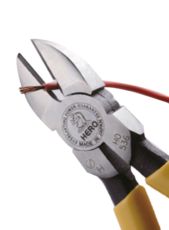 Hero Electrician Diagonal Cutter with Wire Stripper, Multicolour