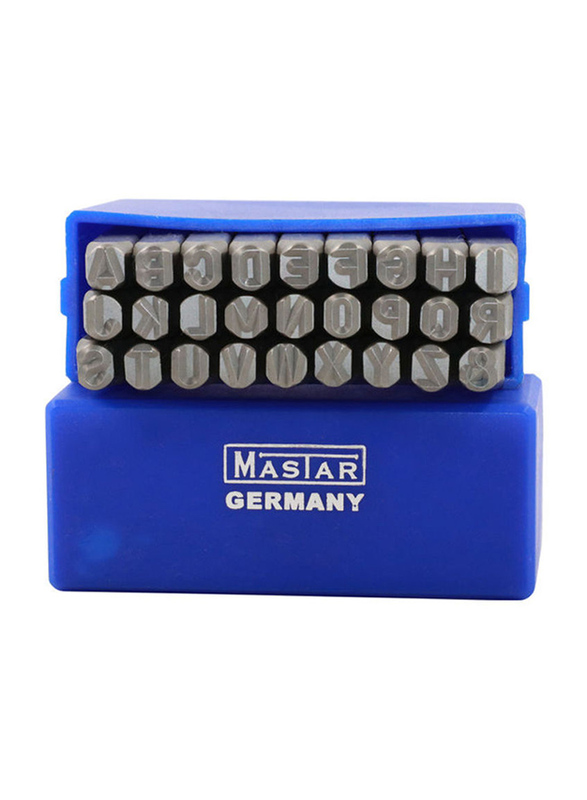 Master 2mm Letter Punches, Silver