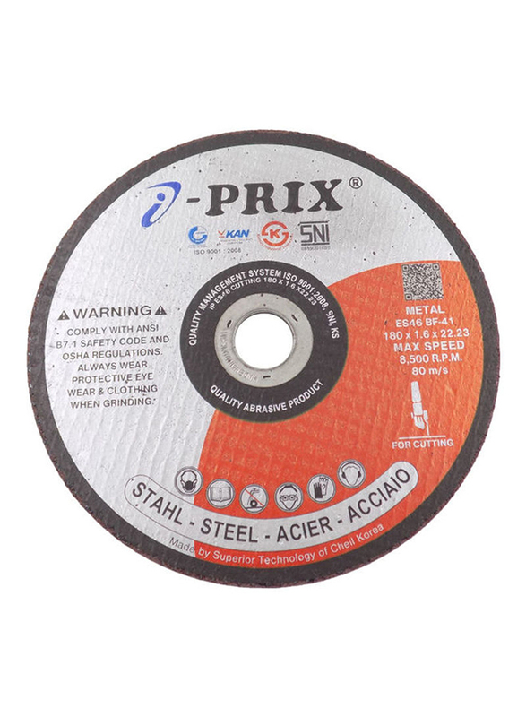 Prix Plix Stainless Steel Cutting Disc, Multicolour