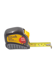 Fisco 5-Meter Trilok Measuring Tape, Grey/Yellow/Black