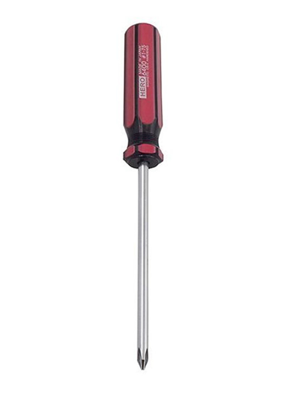 Hero Shining Line Colour Screwdrivers, 6400-8-inch*#1, Red/Black