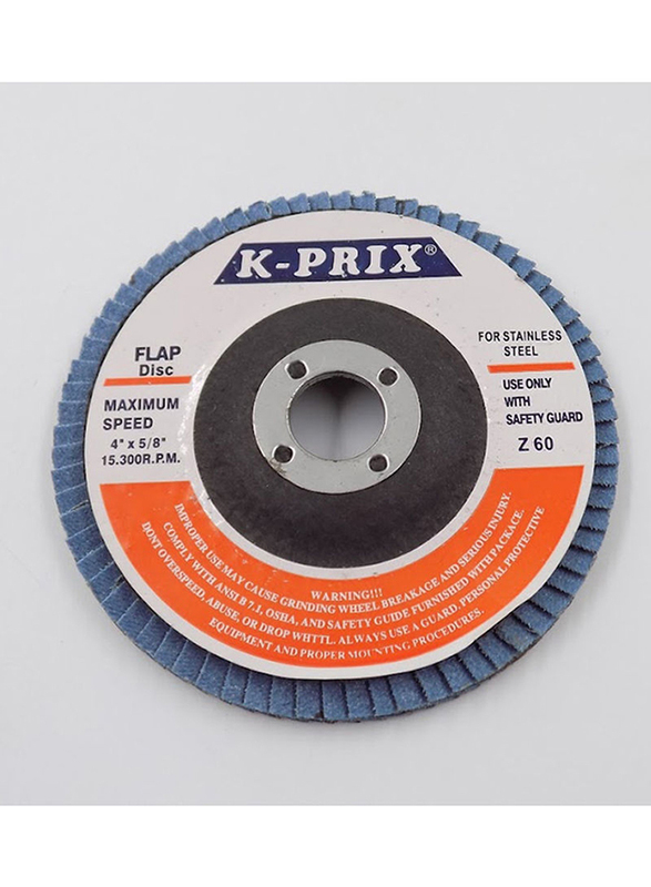 Prix Stainless Steel Flap Disc, 60 Grade, Multicolour