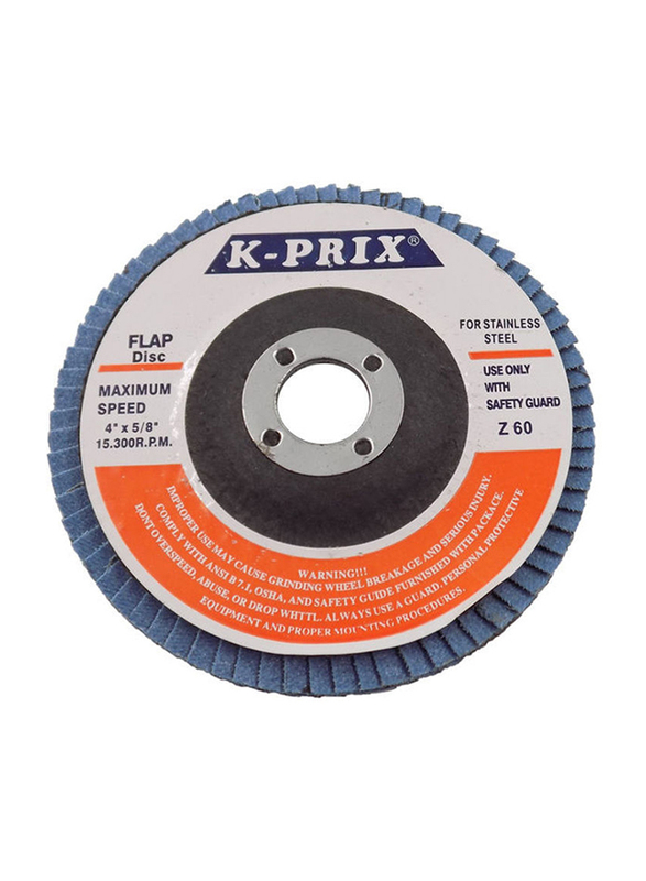 K-Prix Stainless Steel Flap Disc, Multicolour