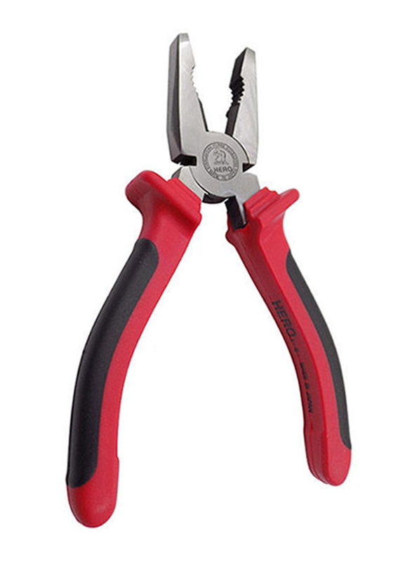 Hero 6-inch Combination Plier with Side Cutting Jaws (H/I), Multicolour