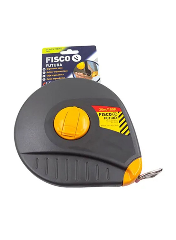 

Fisco 30-Meter Futura Measuring Tape, Black/Yellow