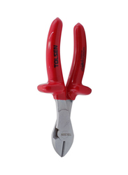 Tolsen 180mm Insulated Diagonal Cutting Plier, Red