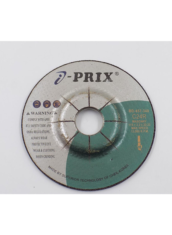 Prix 4-1/2-inch Masonary Cutting Wheel, Multicolour
