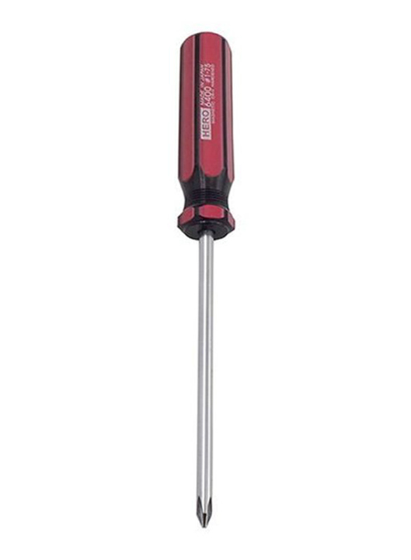 Hero Shining Line Colour Screwdrivers, 6400-4-inch*#1, Red/Black