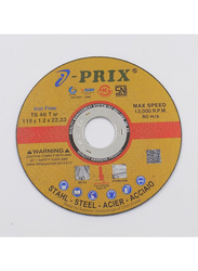 Prix 4.5-inch Stainless Steel Cutting Wheel, Yellow