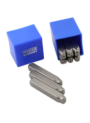 Master 12mm Number Punches, Silver