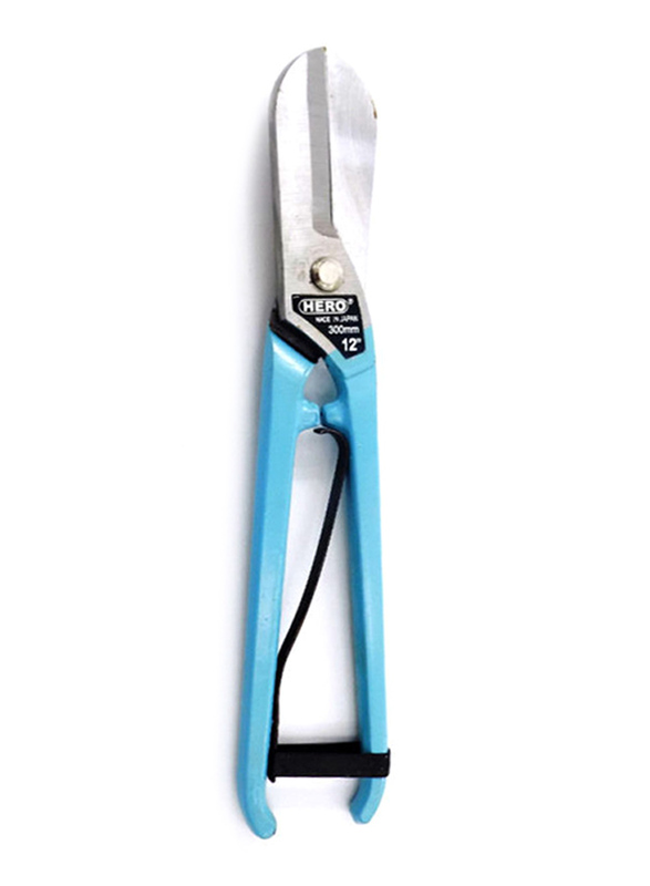 Hero 12-inch Stillson Type Tinman Snip, Aqua